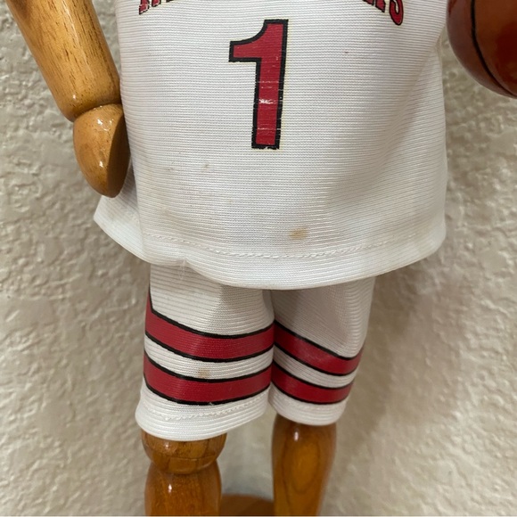 2002 STERLING & CAMILLE University Of Arkansas Razorbacks Basketball Nutcracker - Picture 10 of 15